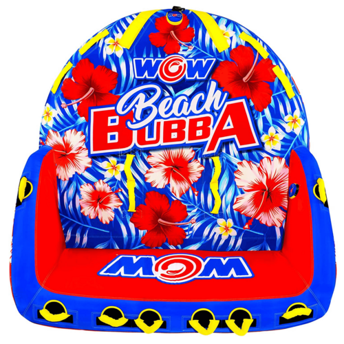 WOW Watersports Beach Bubba 3 Person 3P Towable with Webbing Foam