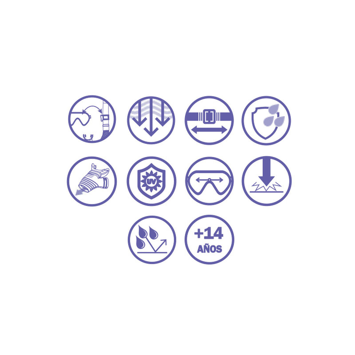 Diving Mask Bestway Blue Black Multicolour