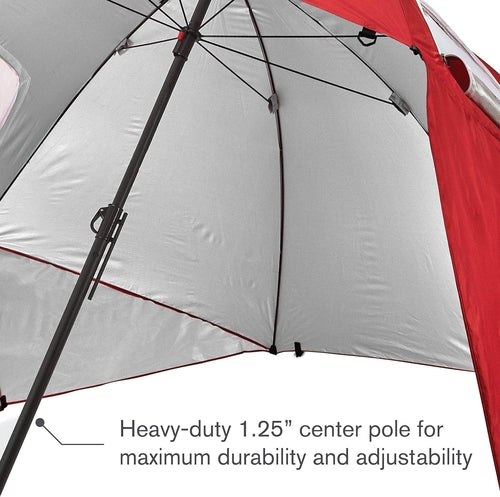Super-Brella SPF 50+ Sun and Rain Canopy Umbrella for Camping, Beach