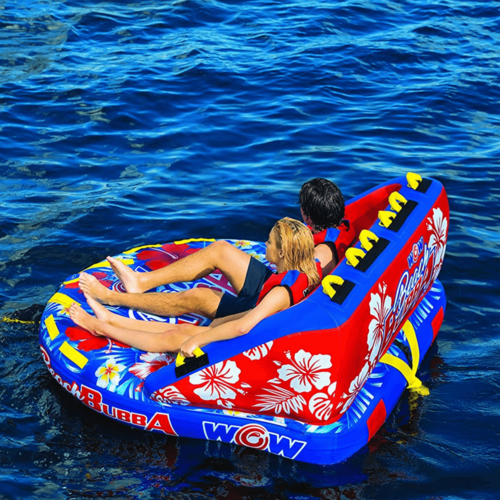 WOW Watersports Beach Bubba 3 Person 3P Towable with Webbing Foam