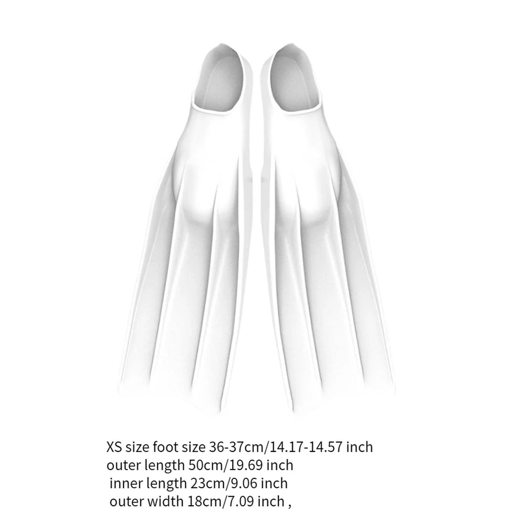 NNEOBA Silicone Long Snorkel Fins