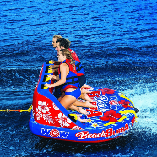 WOW Watersports Beach Bubba 3 Person 3P Towable with Webbing Foam