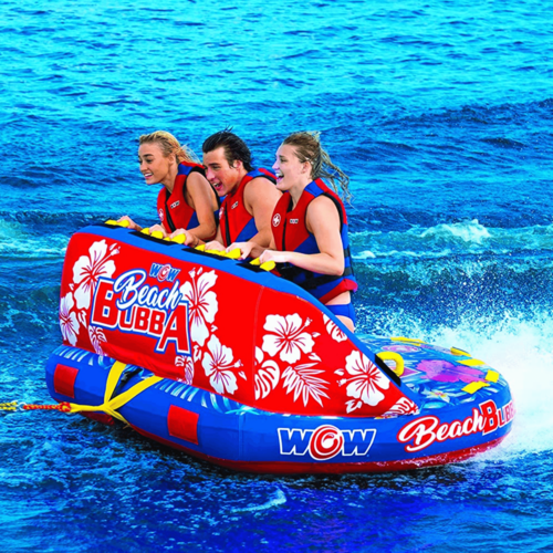 WOW Watersports Beach Bubba 3 Person 3P Towable with Webbing Foam